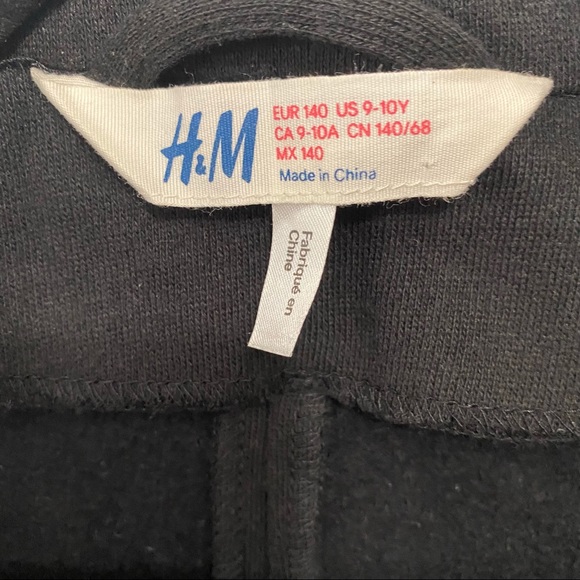 H&M Kids Black Blazer Sz 9 - Picture 2 of 4
